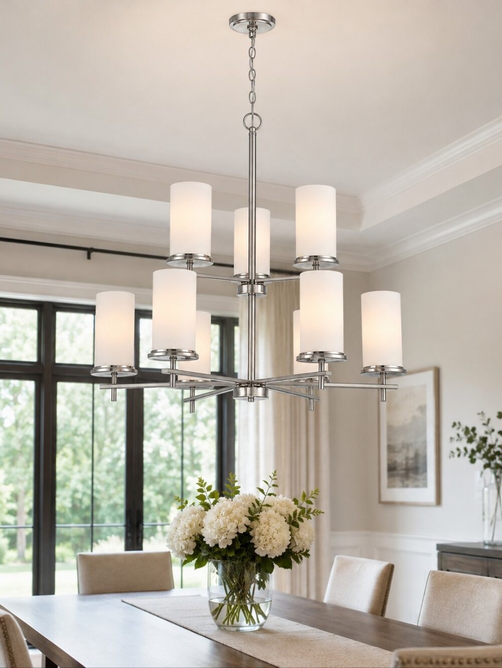 Minka-Lavery Haisley 9-Light Large Chandeliers